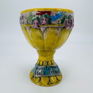 Monty Python and the Holy Grail Ceramic‎ Chalice French Taunters Yellow Goblet